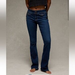 American Eagle Next Level Low-Rise Kick Bootcut Jean - 2 Regular
